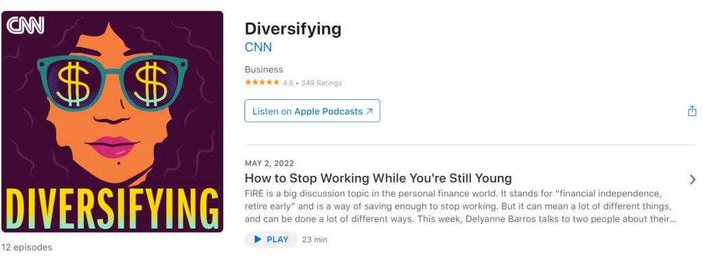 An example of attractive podcast cover art. 