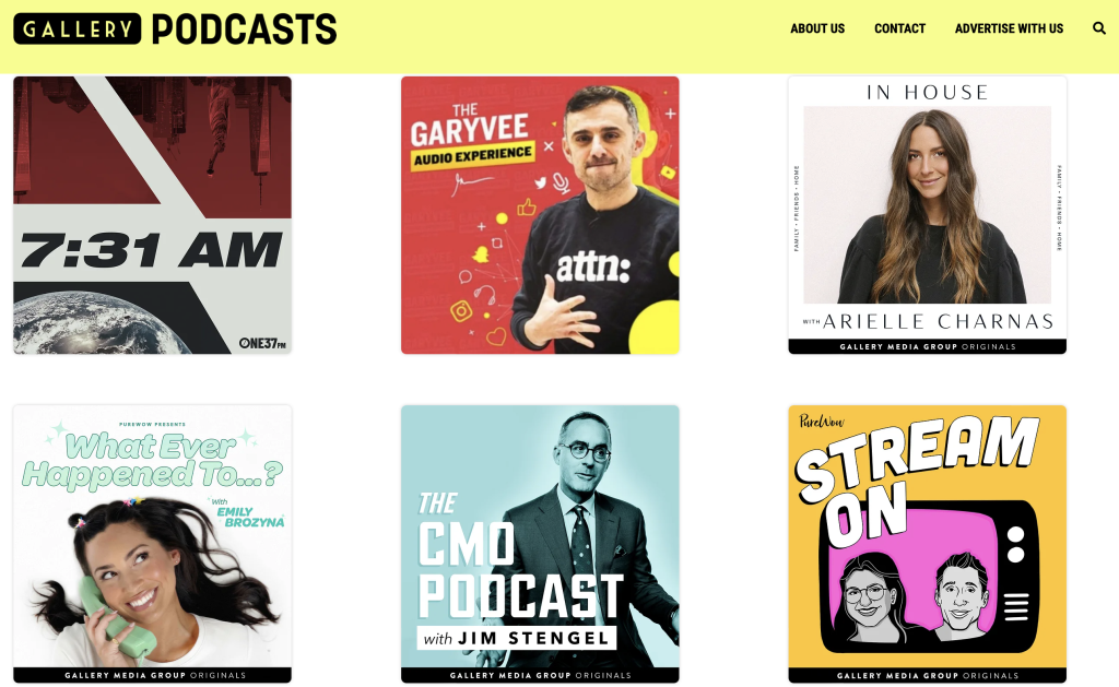 aggregate multiple podcasts on one website