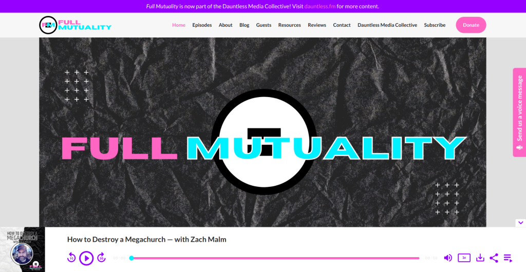 full mutuality podcast website example