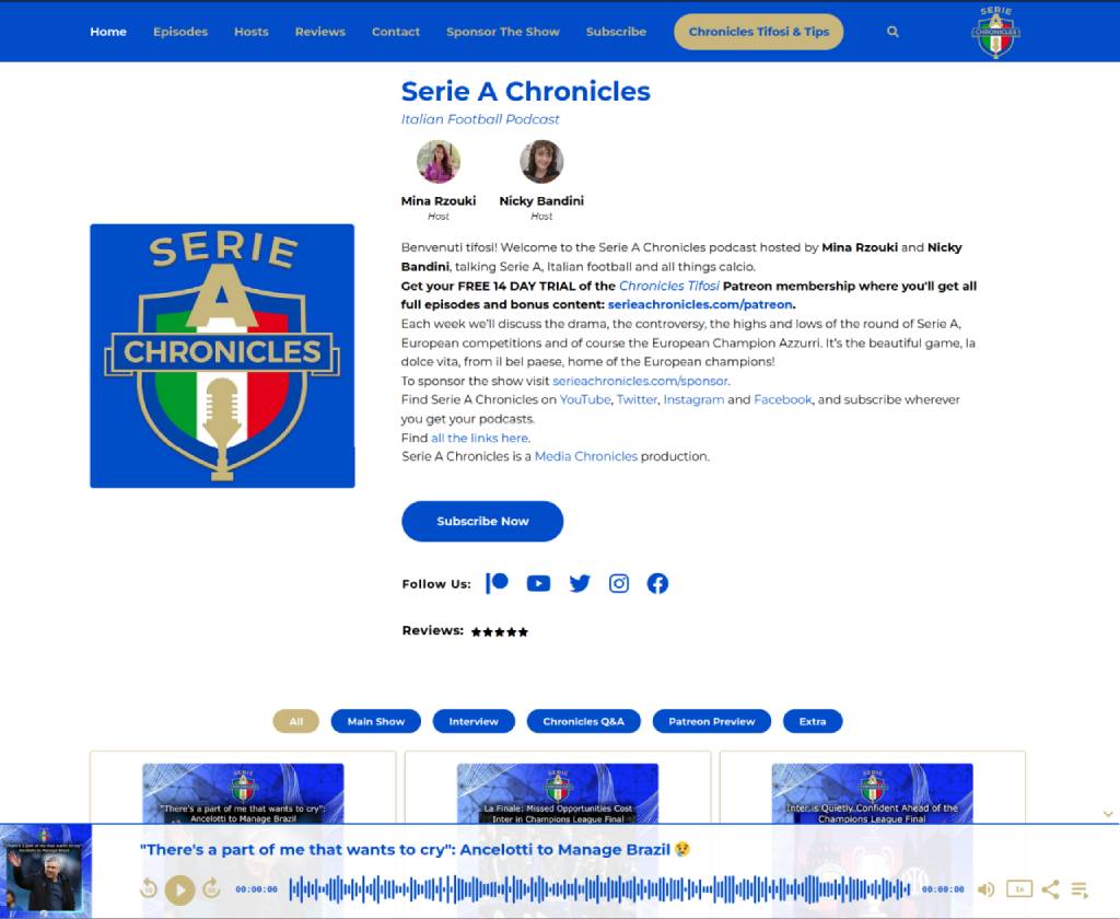 Serie A Chronicles Podcast