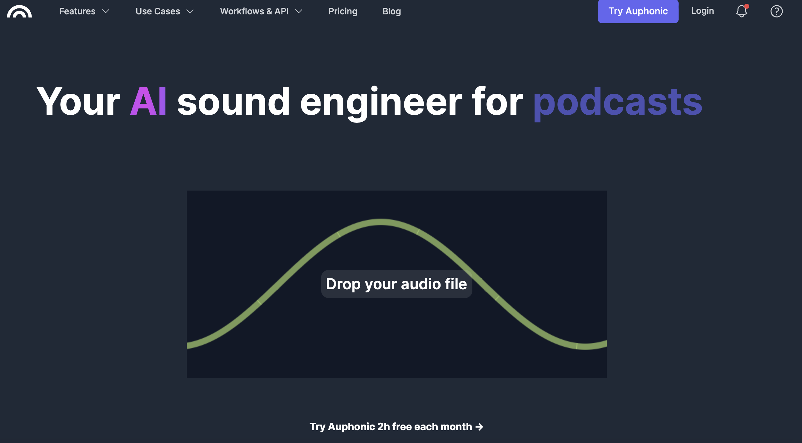 Auphonic for podcasting